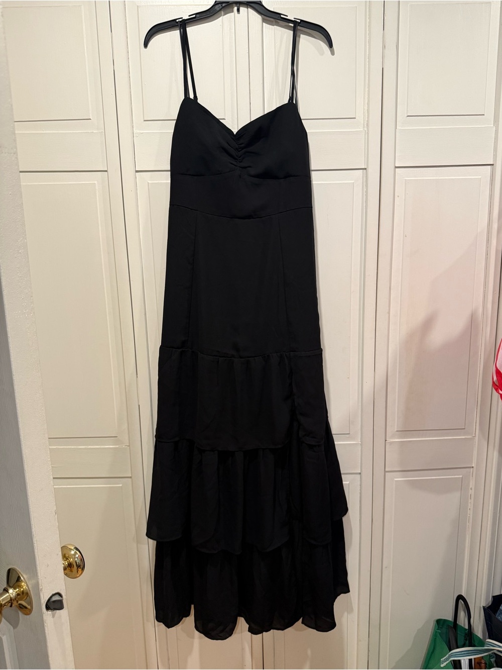 AE tiered maxi dress size large NWT